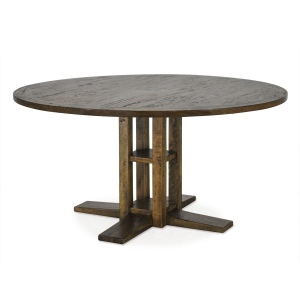 Clover Round Dining Table W/Slate Inlay 1520X770H