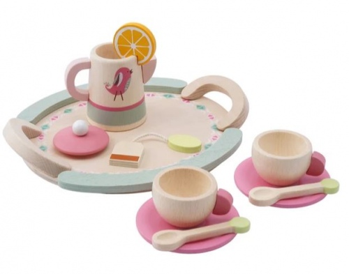 Little Tribe Wooden 10Pc Tea Time Playset