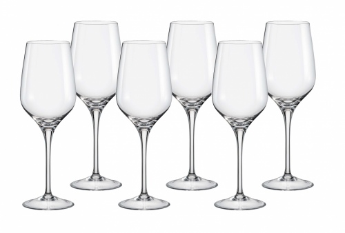 Bohemia Rebecca White Wine Glasses Set Of 6 350Ml