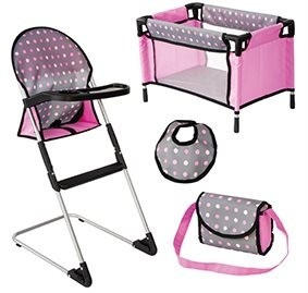 Bayer High Chair With Travel Bed Set