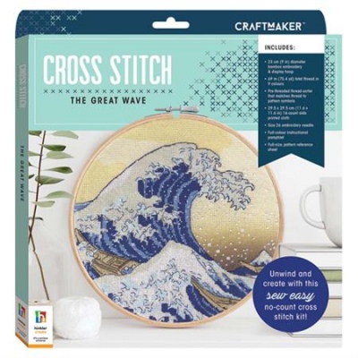 Craft Maker Crossstitch: Great Wave Off Kanagawa