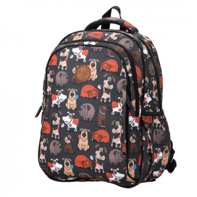 Dogs Midsize Kids School Backpack 40X30X18