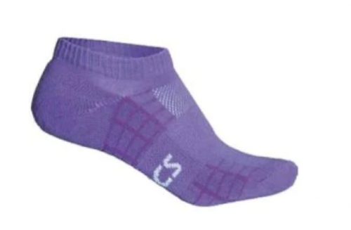 Asics Pace Low Socks Grape Small Size 4-8 Womens