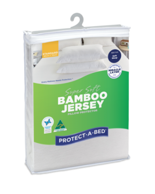 Staynew Bamboo Jersey Std Pillow Protector Waterpr