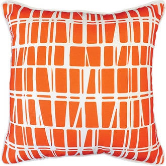 Lanai Orange Outdoor Cushion 45X45Cm Print