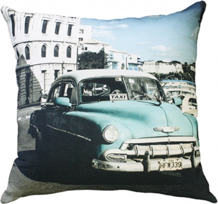 Havana Taxi Cushion 45X45Cm
