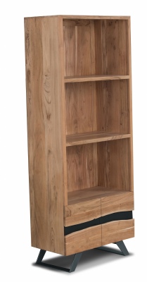 Berlin 2D Bookcase With Raw Finish