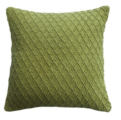 Kapiti Moss Green Cotton Cushion 45X45Cm