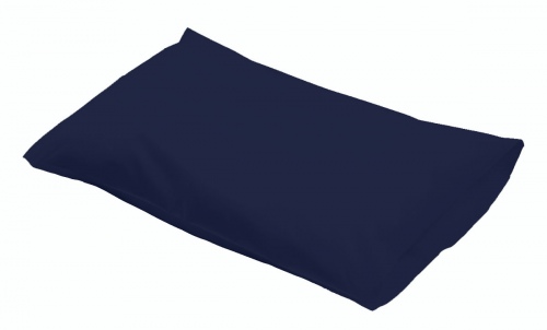 L&M 250 Thread Navy Std Size Pillowcase X 2 48X74