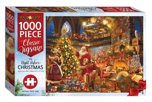 Night Before Christmas 1000 Piece Jigsaw Puzzle