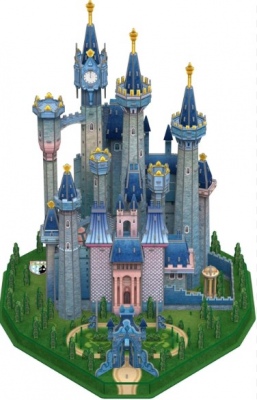 Disney 3D Paper Models: Cinderella Castle 356Pc