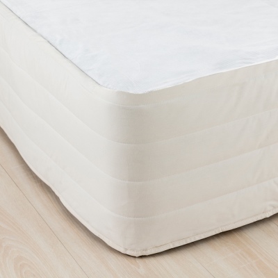 Cloud 9 Super King Quilted Valance Pearl