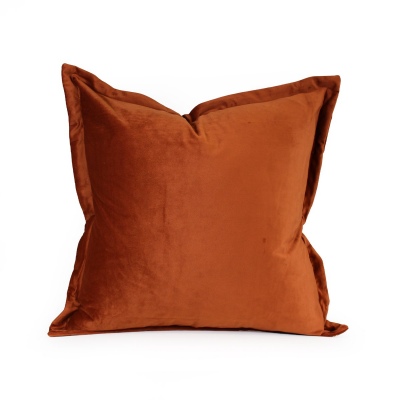 Savoy Rust Velvet Cushion 50X50Cm