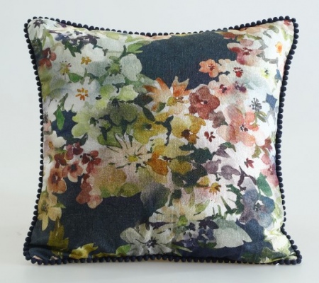 Blossom Linen Cotton Cushion 45X45Cm