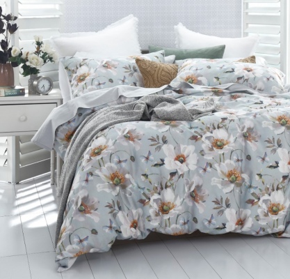Poppy 300Tc Cotton Sateen Queen Duvet Set