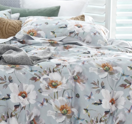 Poppy 300Tc Cotton Sateen Queen Duvet Set