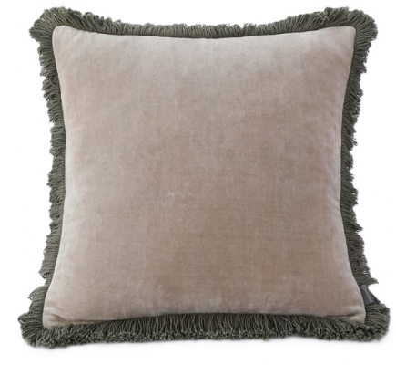 Sabel Stone Olive Feather Cushion 50X50Cm