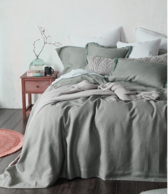 Crozet Sage King Bedspread Set