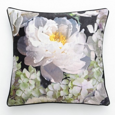 Babette Poly Velvet Feather Cushion 50X50Cm