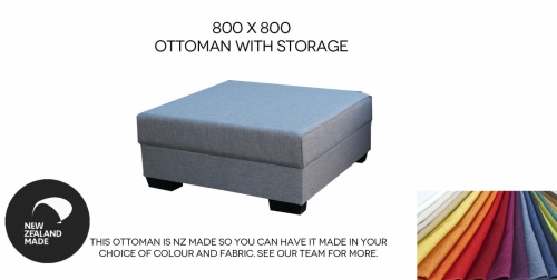Para Ottoman W/Storage In A Grade Fabric 800X800