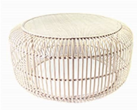 Miami Natural Coffee Table 90Cm Round 43Cm High