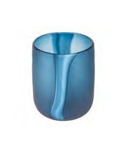 Jervis Blue Glass Vase Small 16X22.5Hcm