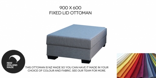 Para Ottoman Fixed In A Grade Fabric 900X600