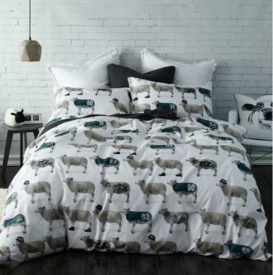 Counting Sheep 250 Thread Ct King Duvet Cover Set