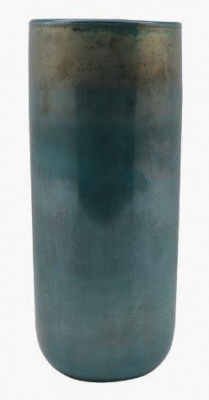 Gradient Aqua Glass Vase Large 18X26Hcm