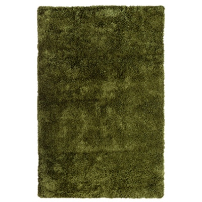 Aberdean Green Soft Shaggy Rug 1.9X2.9M