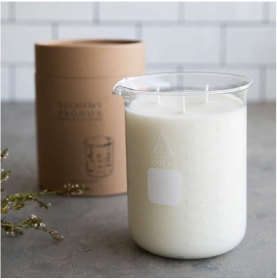 Clear Beaker Candle 820Gm Coconut & Lime