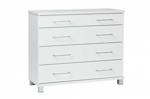 Arctic 4 Draw Lowboy White 980X382X819