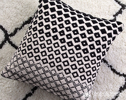 Astrid Graphite Square Cushion 41X41Cm