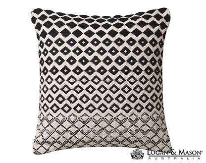 Astrid Graphite Square Cushion 41X41Cm