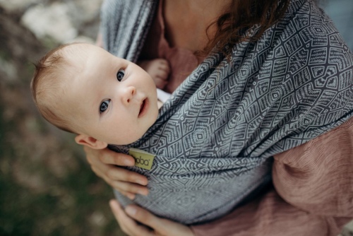 Boba Wrap Prints Kahla Stretchy Baby Carrier