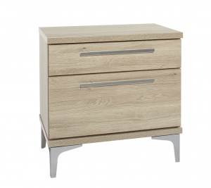 Barclay 2Dr Bedside Cabinet Devin Oak 580X382X499H