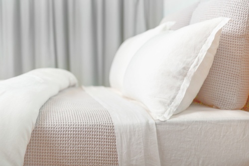 Baksana Bliss Stonewashed Blanket Beige 240X260Cm