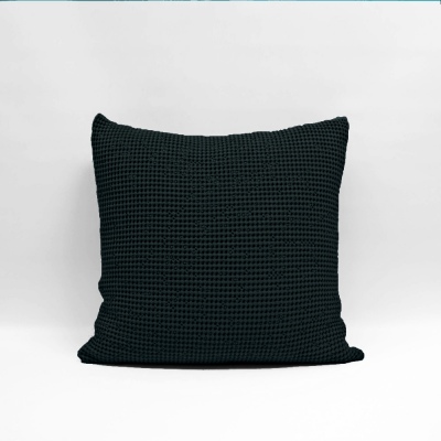 Baksana Bliss Stonewashed Euro Pillowcase Black