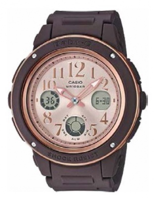 Baby-G Chocolate And Pink Analogue Watch