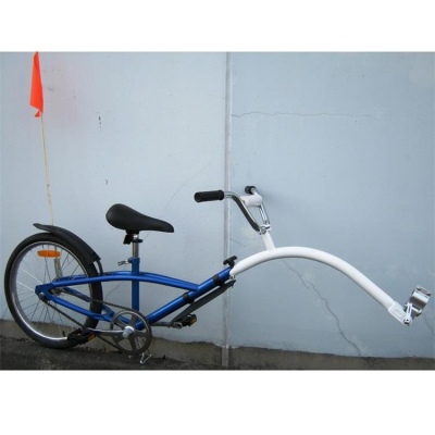 Childs Trailer Bike 20Inch Blue White