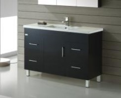 Nova Fs 1200 Single Black Vanity 1210X465X850Mm