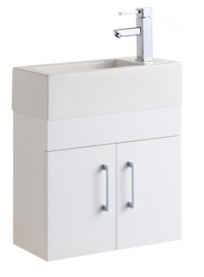 Nova Wh 500 Single White Vanity 500X255X625Mm