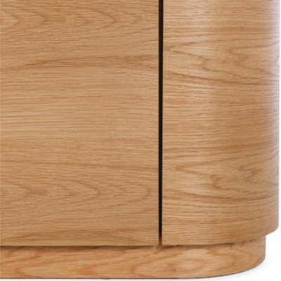 Takita Oak Tv Stand W/Marble Top 180X35X45