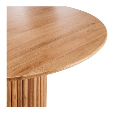 Rho Dining Table 1.2 Round Natural Oak