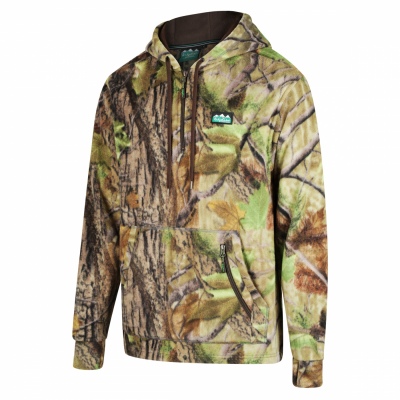 Ridgeline Mens Ballistic Fleece Hoodie Med Camo