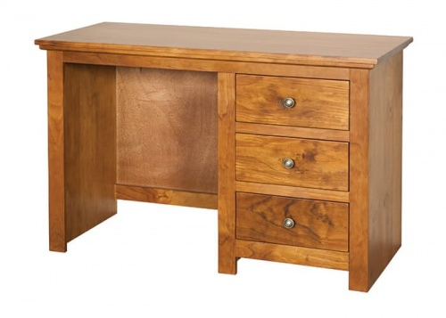 Charlton 3 Drawer Desk Old Rimu 1160X510X750H