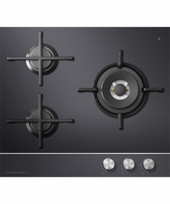F&P Gas On Glass Cooktop 3 Burner Ng