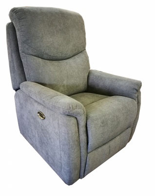 Bentley Lifter Chair In Miss Charcoal Fabric