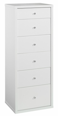 Cosmo 6Dr Slimboy White 474X396X1227H