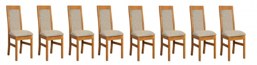 Charlton Padded Seat & Back Set Of 8 Dining Chair